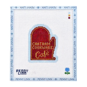 CHATHAM COOKWARE 4.8" x 3.8" 13 Mesh BLUE HYDRANGEA STITCHER