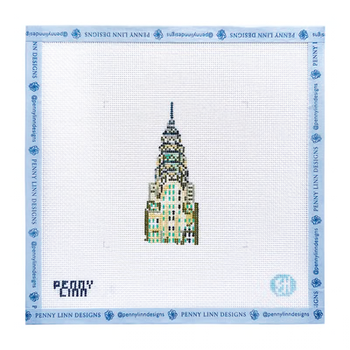CHRYSLER BUILDING 4" x 2.6" 18 Mesh EVELYN HENSON