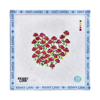 STATE FLOWERS - OHIO 4" x 4 18 Mesh EVELYN HENSON