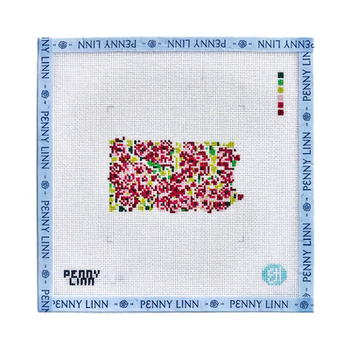 STATE FLOWERS - PENNSYLVANIA 4" x 4 18 Mesh EVELYN HENSON