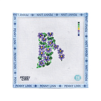 STATE FLOWERS - RHODE ISLAND 4" x 4 18 Mesh EVELYN HENSON