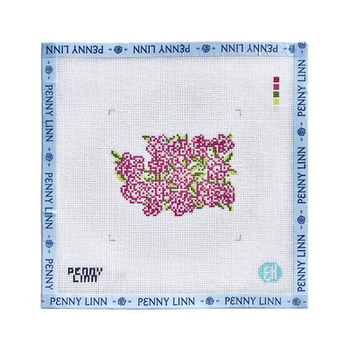 STATE FLOWERS - WASHINGTON 4" x 4 18 Mesh EVELYN HENSON