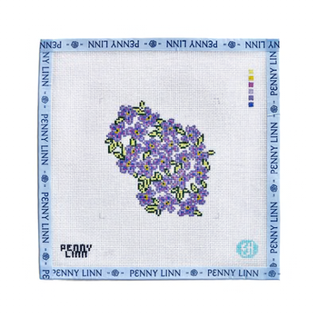 STATE FLOWERS - WISCONSIN 4" x 4 18 Mesh EVELYN HENSON