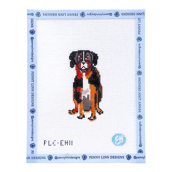 MOUNTAIN DOG  3.5" x 1.83" 18 Mesh EVELYN HENSON