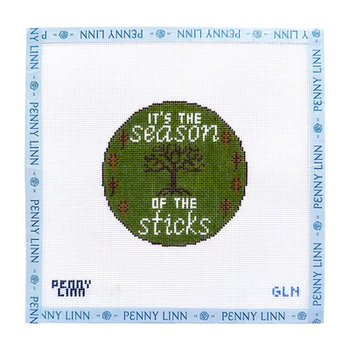 STICKS 4" x 4" 18 Mesh GRANDIN LANE NEEDLEPOINT