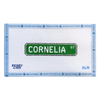 CORNELIA STREET1.33" x 5.44" 18 Mesh GRANDIN LANE NEEDLEPOINT