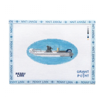 WHITE ZODIAC 4" x 6" 18 Mesh GRANT POINT DESIGNS