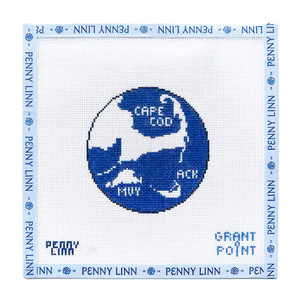 CAPE & ISLANDS ROUND 4" x 4" 18 Mesh GRANT POINT DESIGNS
