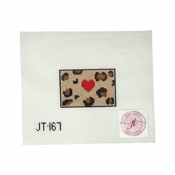 JT167 LEOPARD INSERT 2" x 3" 18 Mesh JUDY TASCH NEEDLEPOINT