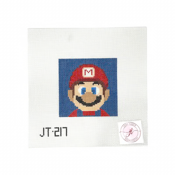 JT217 MARIO 4" x 4" 13 Mesh JUDY TASCH NEEDLEPOINT