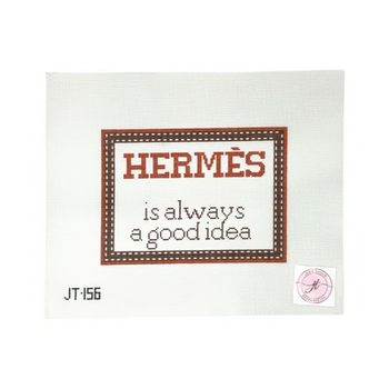 JT156 HERMES/GOOD IDEA 5" x 7" 18 Mesh JUDY TASCH NEEDLEPOINT