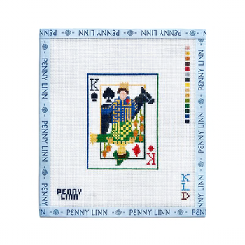 SCARECROW KING CARD 5.2" x 3.9" 18 Mesh KAITLIN LANE DESIGNS