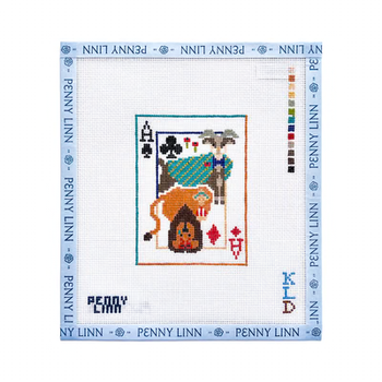 TIN MAN JACK CARD 5.2" x 3.9" 18 Mesh KAITLIN LANE DESIGNS