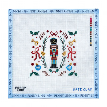 NUTCRACKER 5" x 5" 18 Mesh KATE CLAY ILLUSTRATION