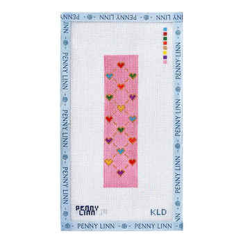 PRIDE HEART KEYFOB 6.25" x 1.5" 18 Mesh KAYLA LOU DESIGNS