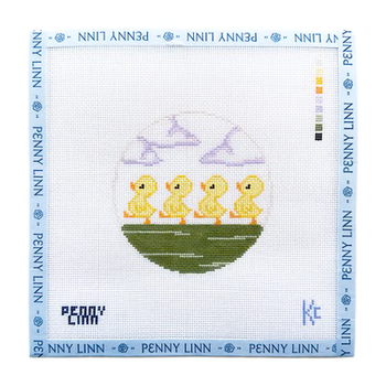 4 LITTLE DUCKLINGS 4" x 4" 18 Mesh KYRA COTTER DESIGN