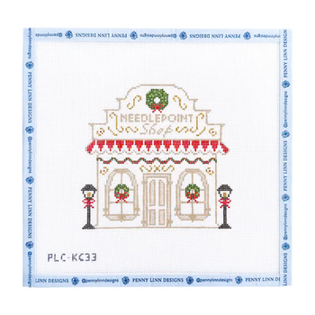 VINTAGE WINTER VILLAGE SERIES: LNS 5.3" x 5" 18 Mesh KYRA COTTER DESIGN