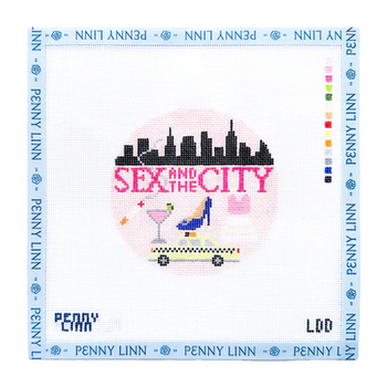 SEX AND THE CITY 4" x 4 18 Mesh LAZY DOODLE DESIGNS