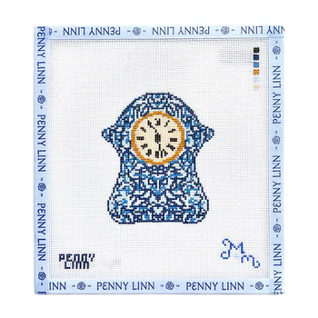 GRANDMA'S CLOCK 4" x 3.3" 18 Mesh MARIE & MAXWELL