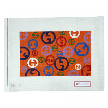 BARGELLO NDLPT CIRCLES 7" x 11" 13 Mesh MIMI IN STITCHES