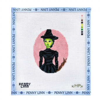 ELPHABA OVAL 4.2" x 3.3" 18 Mesh MP STITCHERY