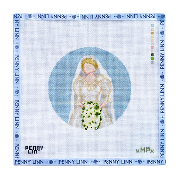 PRINCESS DIANA BRIDAL 5" x 5" 18 Mesh MP STITCHERY