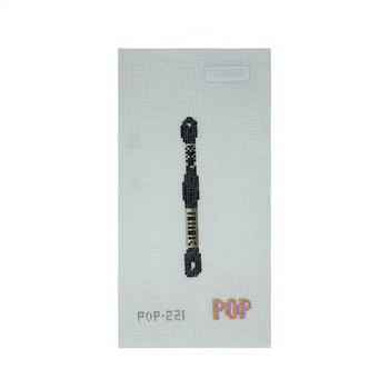 POP-221 FLOSS BLACK 4.33 x 0.44" 18 Mesh POP NEEDLE ARTS