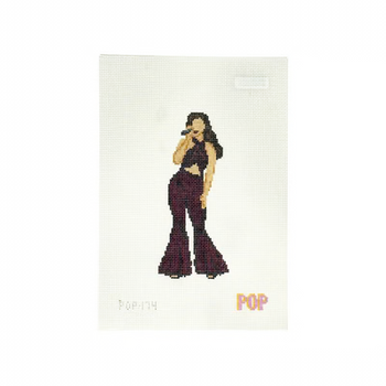 POP-174 TEJANO QUEEN 5.67" x 2.44 18 Mesh POP NEEDLE ARTS