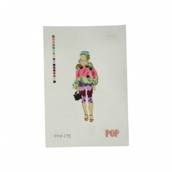 POP-175 CARRIE BRADSHAW 5.86" x 2" 18 Mesh POP NEEDLE ARTS