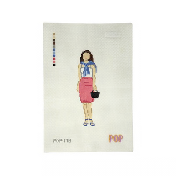 POP-178 CHARLOTTE YORK 5.56" x 1.67" 18 Mesh POP NEEDLE ARTS