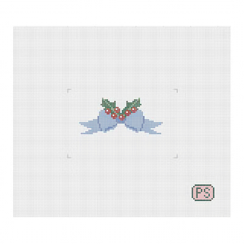 PS-85 HOLLY BOW PLACECARD 2.5" x 4" 18 Mesh PREPSETTER