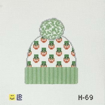 H-69	Beanie - Leprechauns 3.5w x 4.25h 18 Mesh LAUREN BLOCH DESIGNS