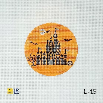 L-15 Spooky Castle 4" round 18 Mesh LAUREN BLOCH DESIGNS