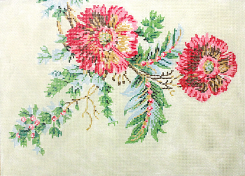 For Mabel 7 x 10 18 Mesh Once In A Blue Moon By Sandra Gilmore 18-1328