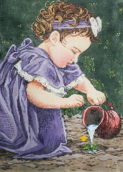 Kindness Grows 9.5 x 12.5 18 Mesh Once In A Blue Moon By Sandra Gilmore 18-1317