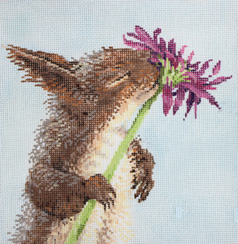 Spring Fever 7.25 x 7.5 18 Mesh Once In A Blue Moon By Sandra Gilmore 18-1289