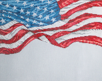 Unfurled 10.5 x 8.5 18 Mesh Once In A Blue Moon By Sandra Gilmore 18-1302