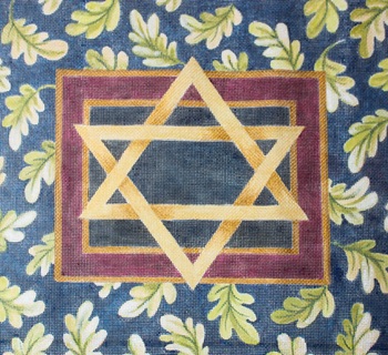 JG-202 Tallit Bag with Star of David 14” x 12” 13 Mesh Janice Gaynor