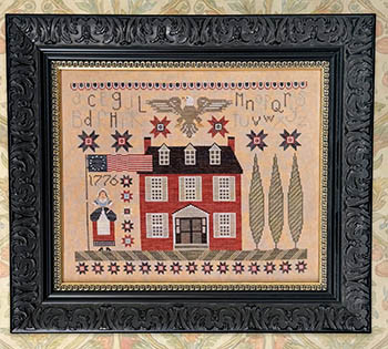 Betsy's Sampler 208w x 166h by Fox And Rabbit Designs 26-1535