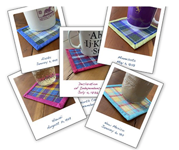 Statehood Coasters & More by Jean Farish Needleworks 26-1252