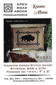 Roam Alone 85w x 57h by Open Road Abode Needleworks 26-1615
