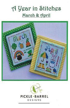 Year In Stitches - March & April by Pickle Barrel Designs 26-1510