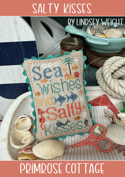 Salty Kisses 53w x 76h by Primrose Cottage Stitches 26-1559