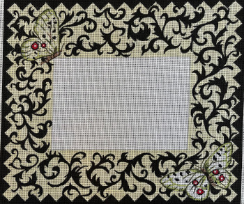 Frame PF162 Butterfly 12 1/4 x 10 1/2 op 7 x 5 18 Mesh Colors of Praise