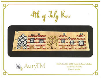 4th Of July Row 254w x 67h by AuryTM Designs 26-1664