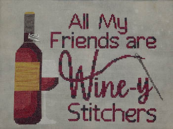 Wine-y Stitchers by Barefoot Needleart, LLC 26-1300