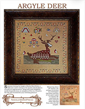 Argyle Deer by Needle WorkPress 26-1487