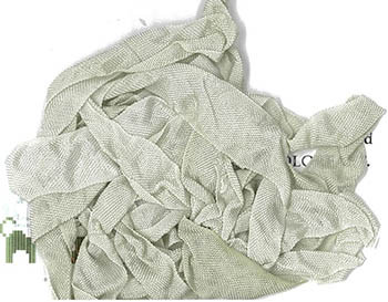 Faint Blue China 1/2' CrinkleRibbon 2yds by Dames Of The Needle D-250