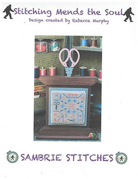 Stitching Mends The Soul 70w x 70h by SamBrie Stitches Designs 26-1281