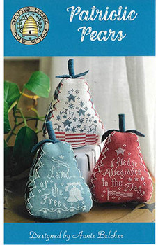 Patriotic Pears by Annie Beez Folk Art 26-1527
